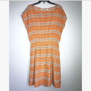 Emmelee | orange and gray mini dress